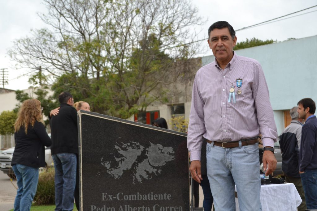 Ex combatiente de Malvinas, Pedro Alberto Correa.