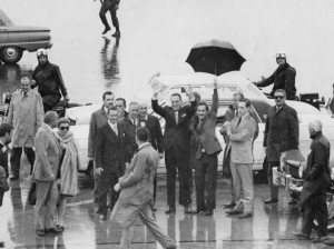 Perón en Ezeiza, 1972.