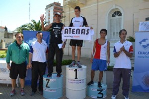 el podio Maratón Ciudad de Chacabuco.