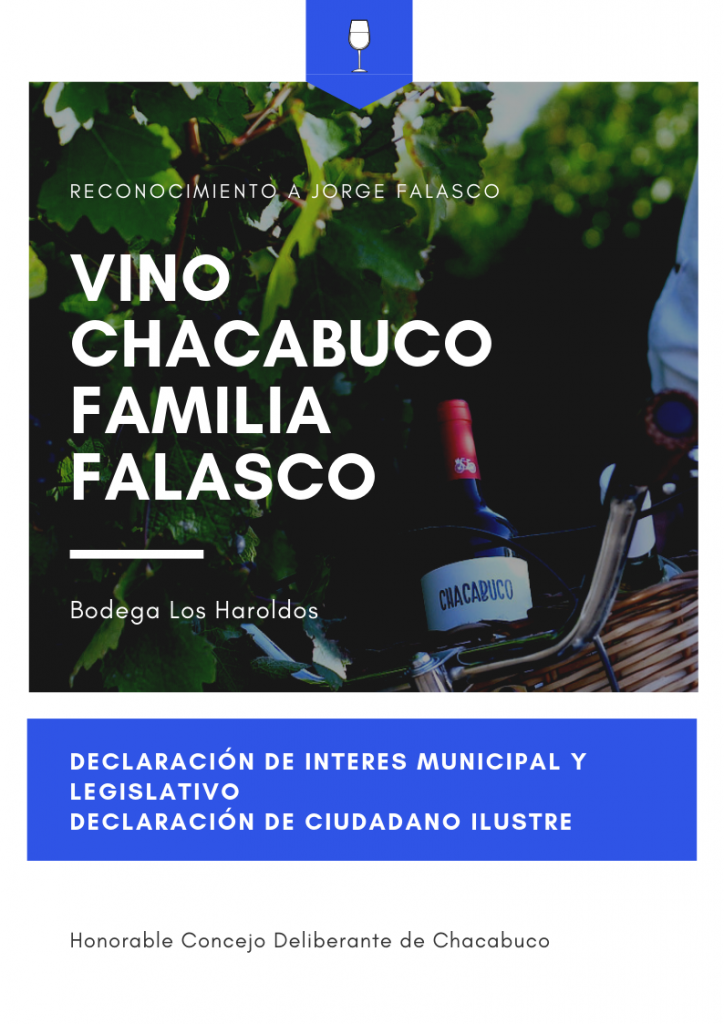 Concejales del PJ-FpV proponen un reconocimiento al vino Chacabuco. 