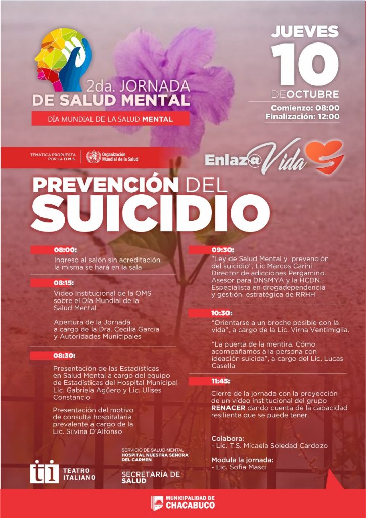 Salud mental: segunda jornada sobre prevención del suicidio