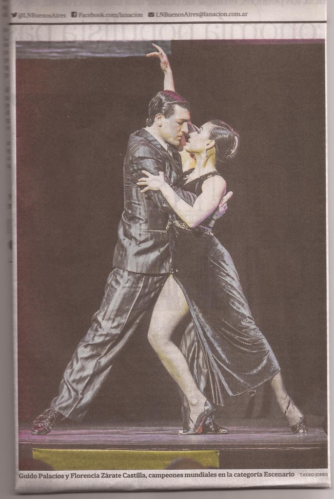 Guido Palacios y Florencia Zárate Castilla, campeones en el Mundial de Tango en la modalidad Pista.