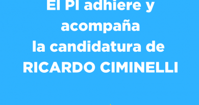El PI se suma a la campaña de Ricardo Ciminelli.