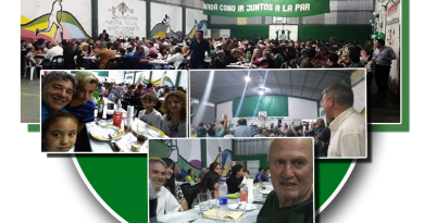 Golía en la cena anual del club San Martín