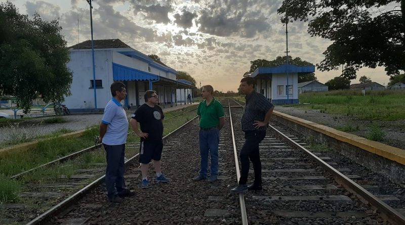 Golía recorrió la estación de trenes de Chacabuco