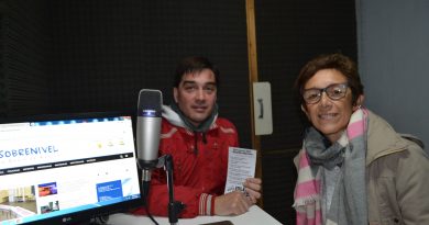 Agazzani y Quiróz en la Radio de Rawson
