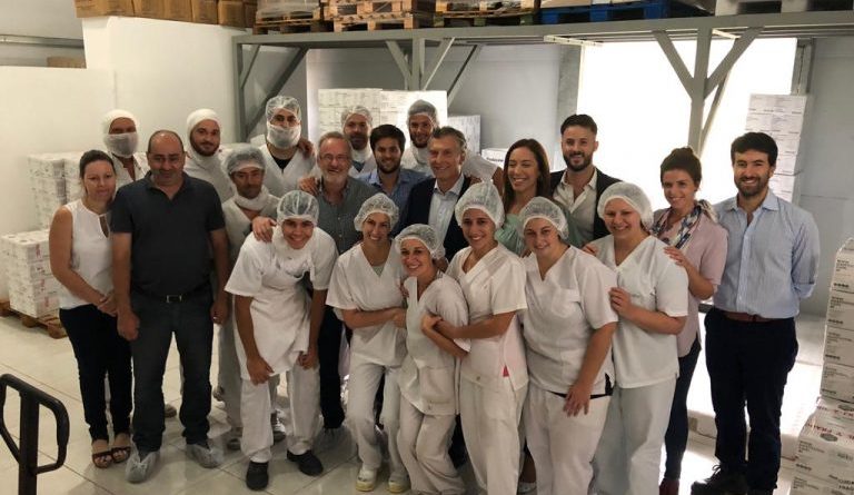 Macri y Vidal visitaron la fábrica Pasticcino