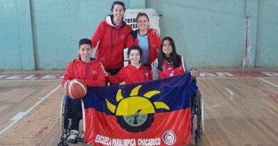 Elena, Jorge y Melanie lograron el bronce en básquet en silla de ruedas Sub 16 para Chacabuco