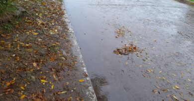 Un total de 150 milímetros de lluvia caída en Rawson desde el pasado viernes