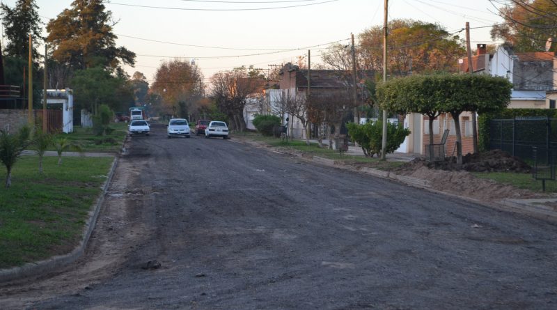Vista de calle Moreno luego de haber sido reparada